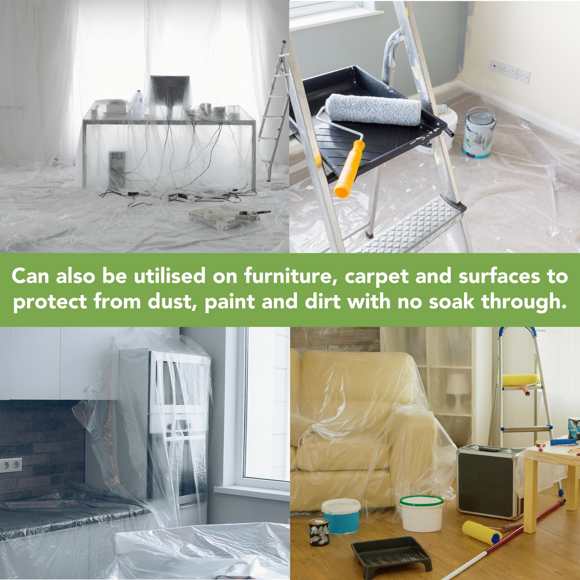 BLOSTM POLYTHENE DUST SHEET ROLLS