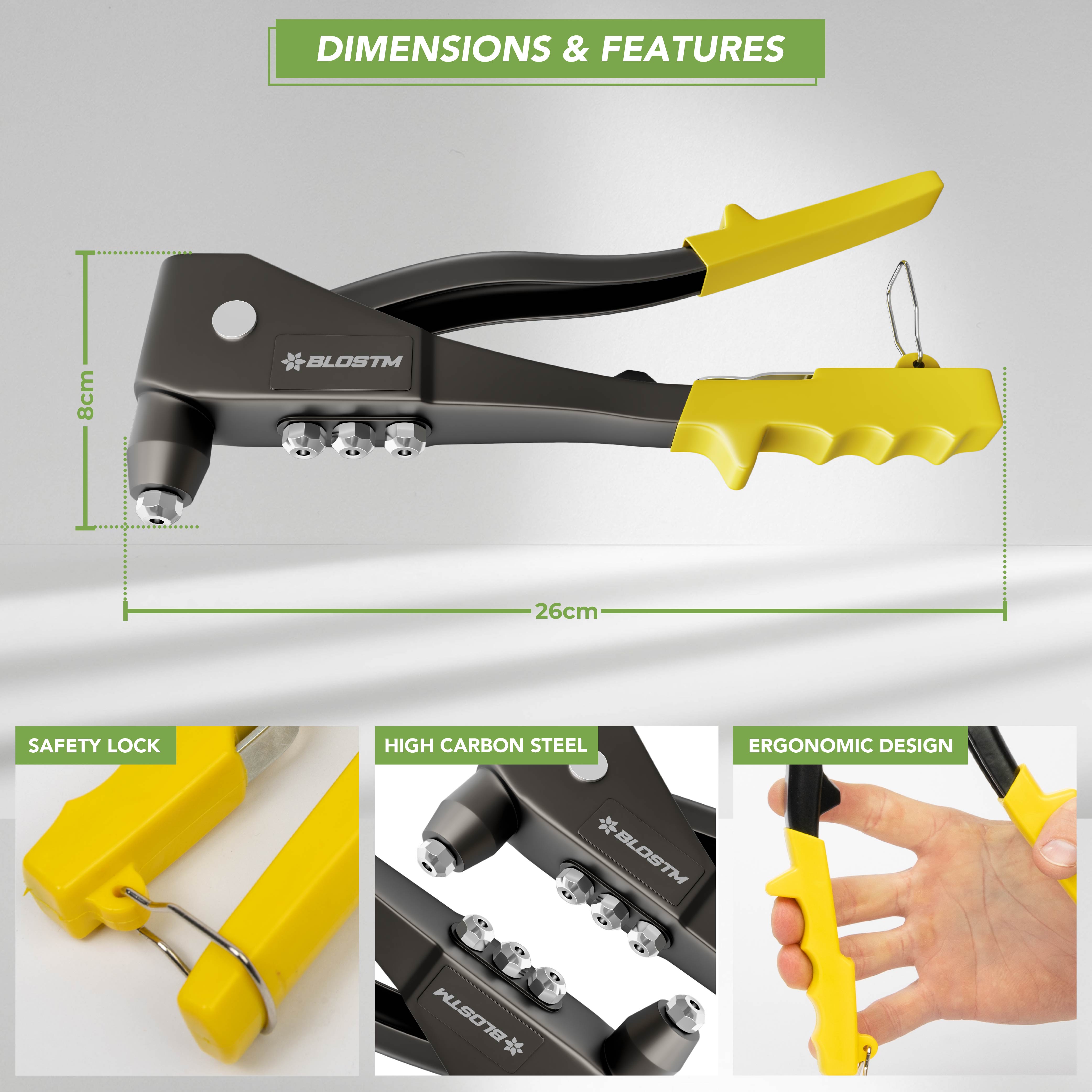 BLOSTM RIVET GUN SET
