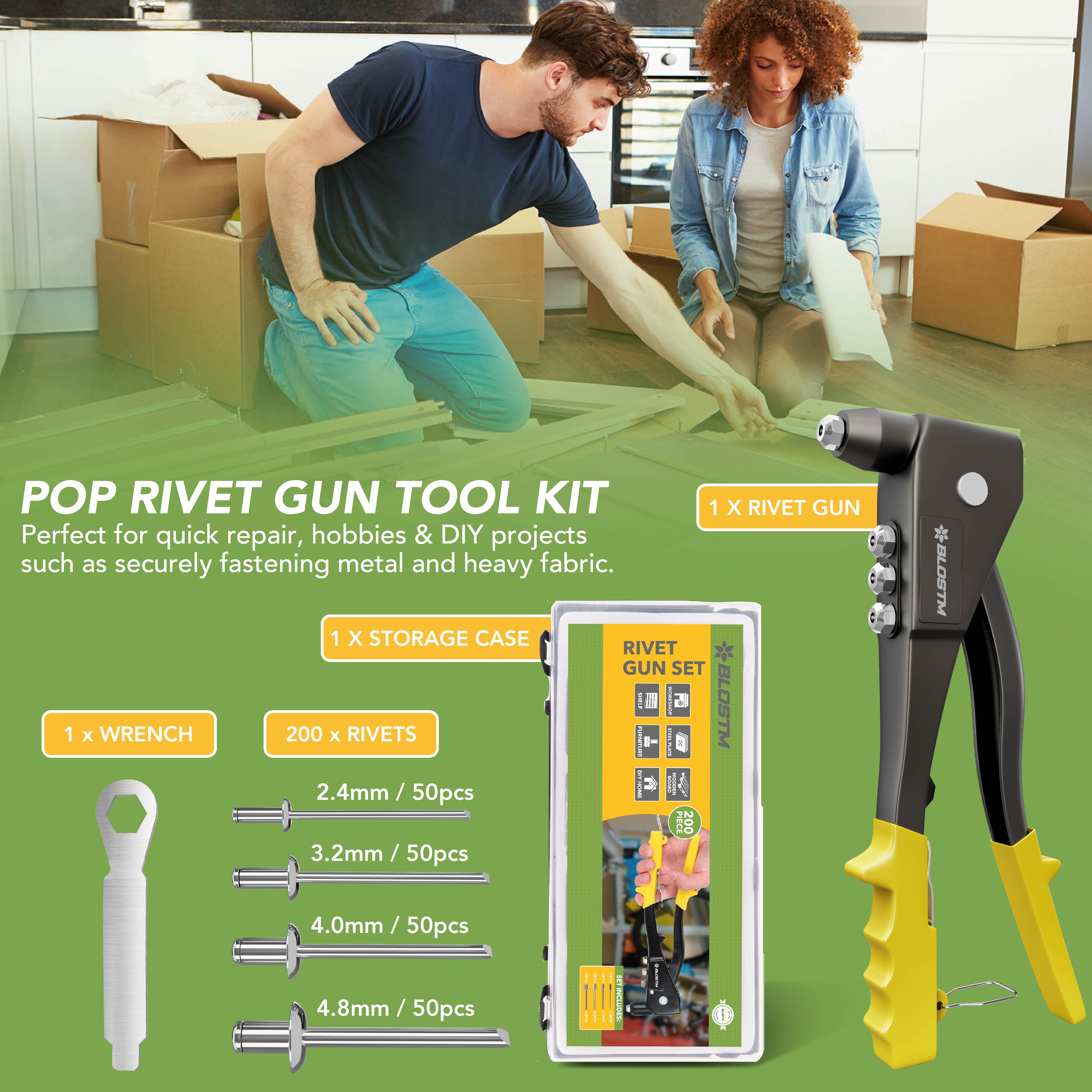 BLOSTM RIVET GUN SET