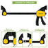 BLOSTM RATCHET BAR CLAMP SET, PACK OF 2 - 12-INCH/300MM