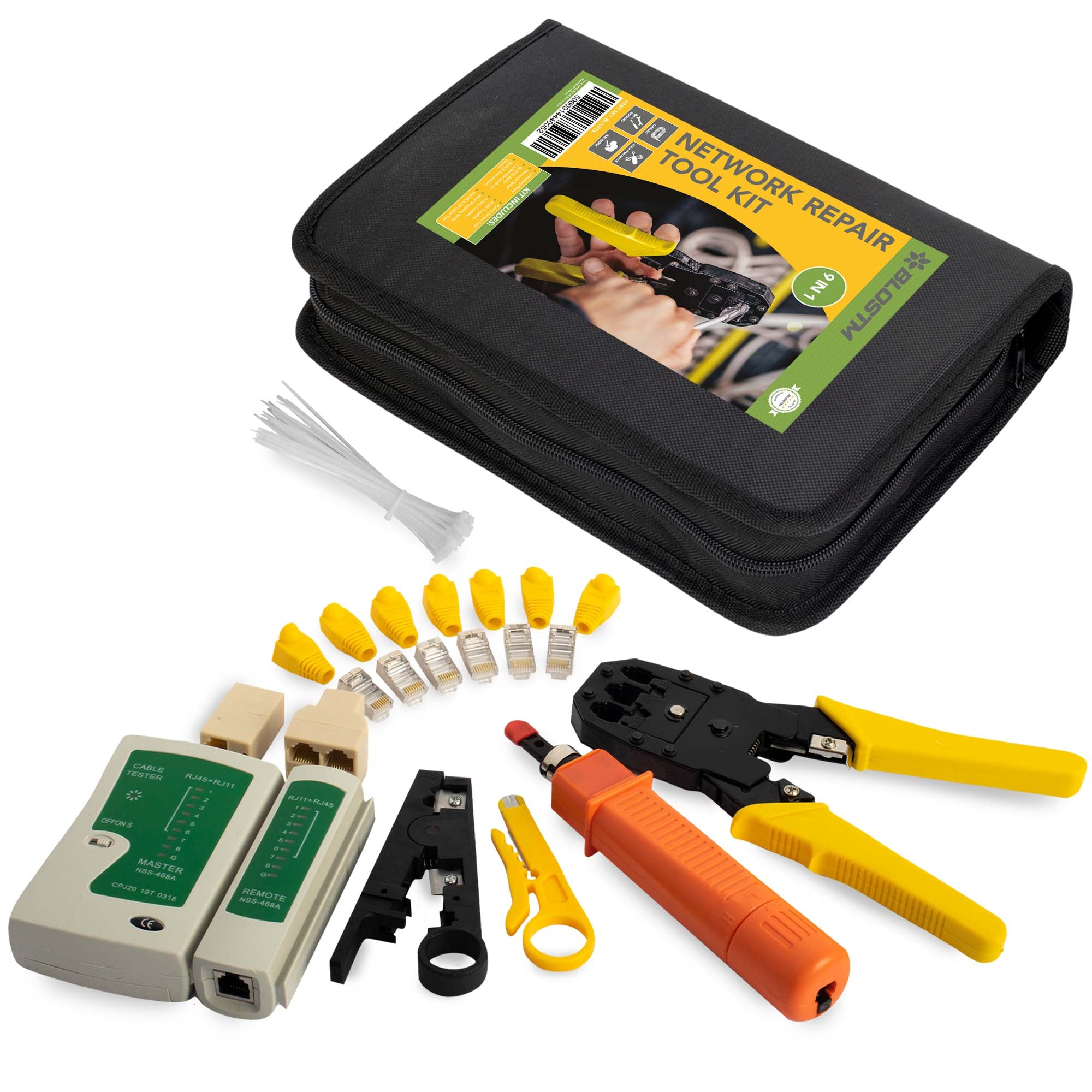 BLOSTM 9 IN 1 NETWORK REPAIR TOOL KIT