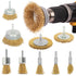 BLOSTM BRASS COATED POWER BRUSH SETS 9PCS