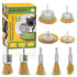 BLOSTM BRASS COATED POWER BRUSH SETS 9PCS