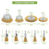 BLOSTM BRASS COATED POWER BRUSH SETS 9PCS