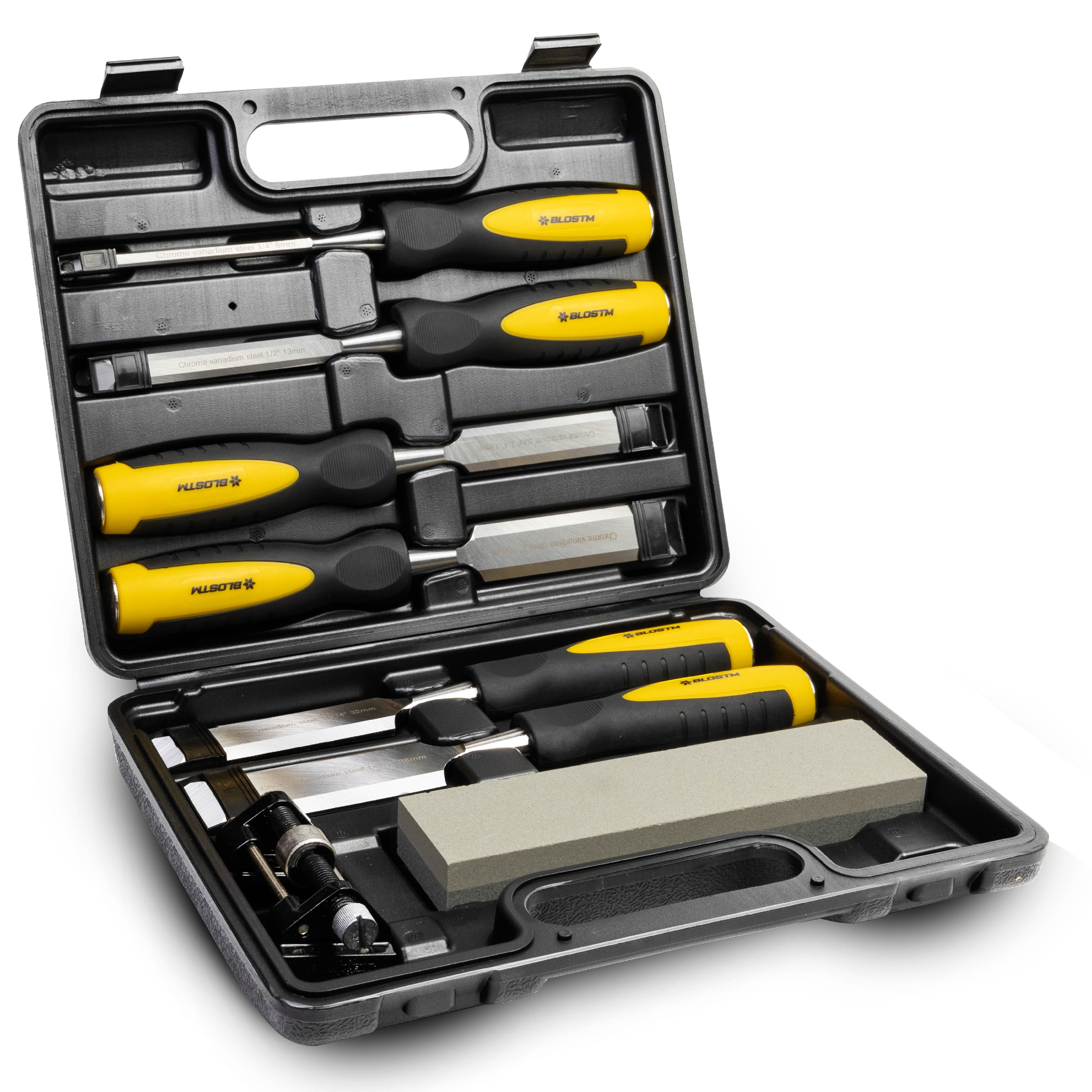 BLOSTM 8 PIECE WOOD CHISEL SET