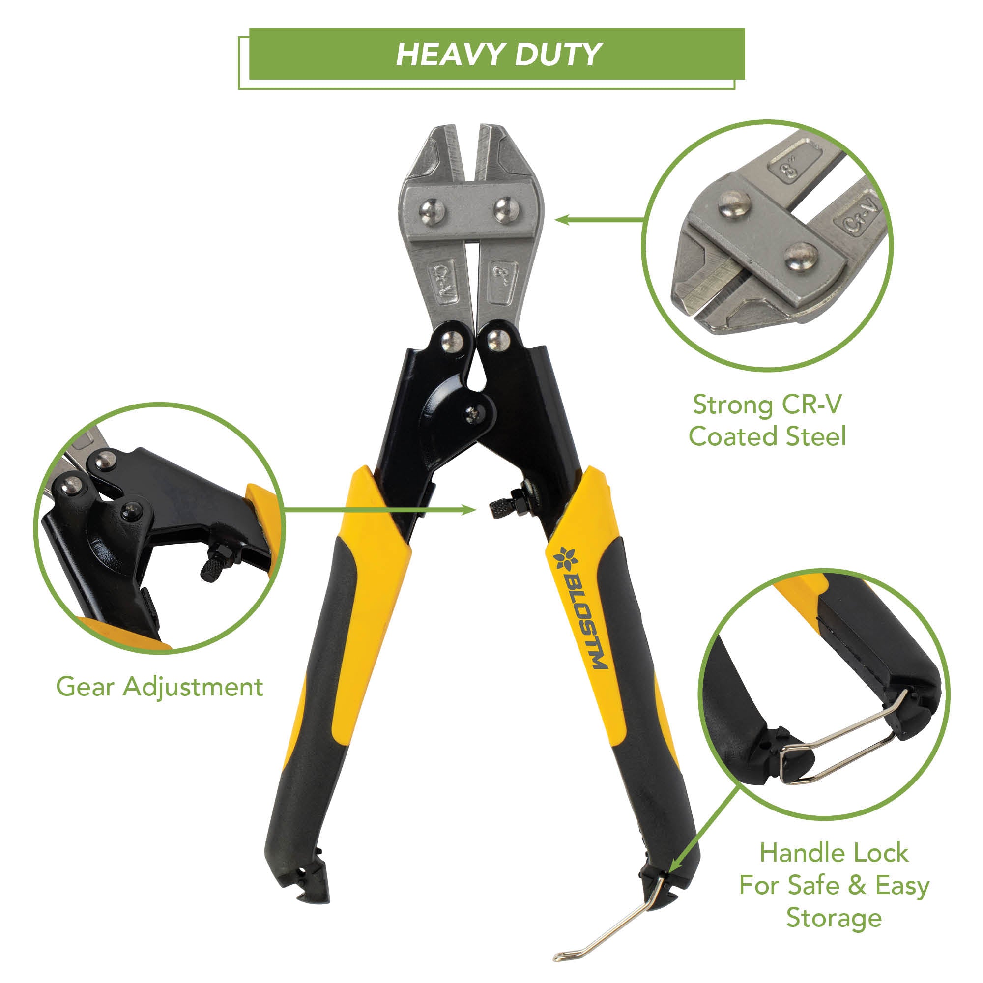 BLOSTM HEAVY DUTY BOLT CUTTER 8"