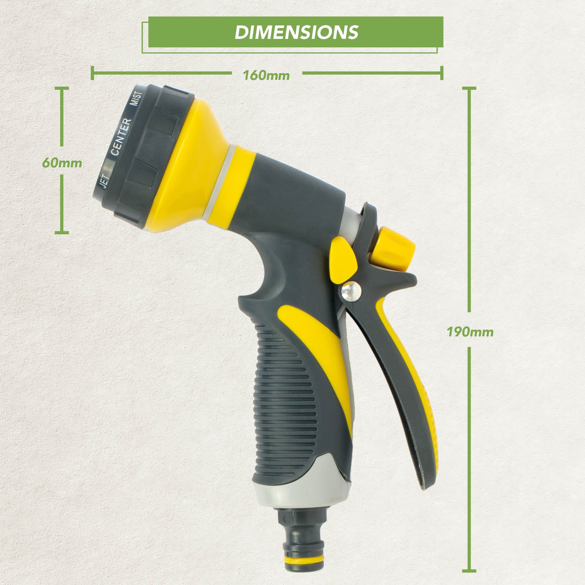 BLOSTM GARDEN HOSE SPRAY NOZZLE