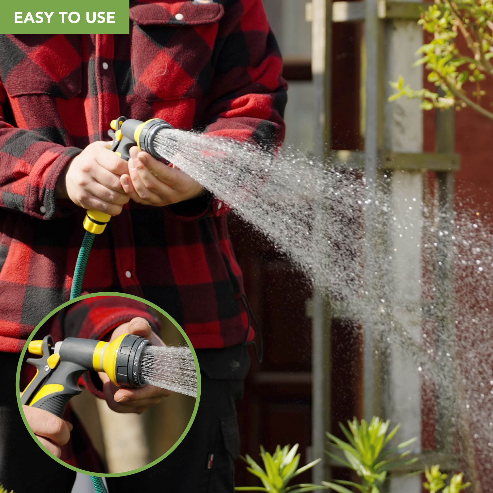 BLOSTM GARDEN HOSE SPRAY NOZZLE