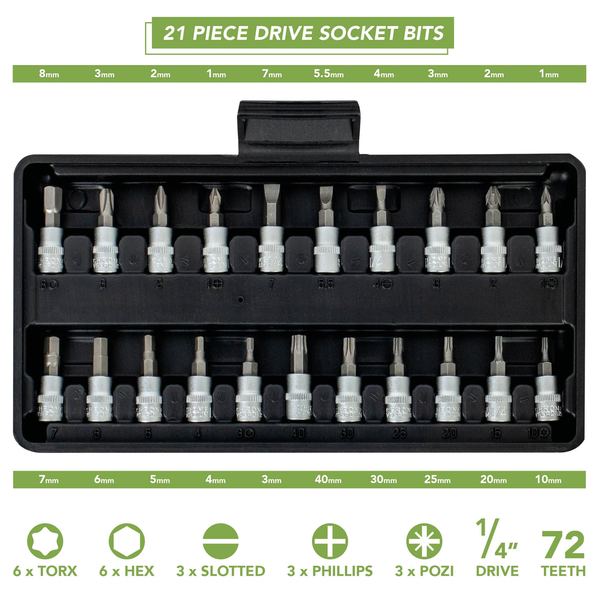 BLOSTM SOCKET WRENCH SET - 46 PIECE