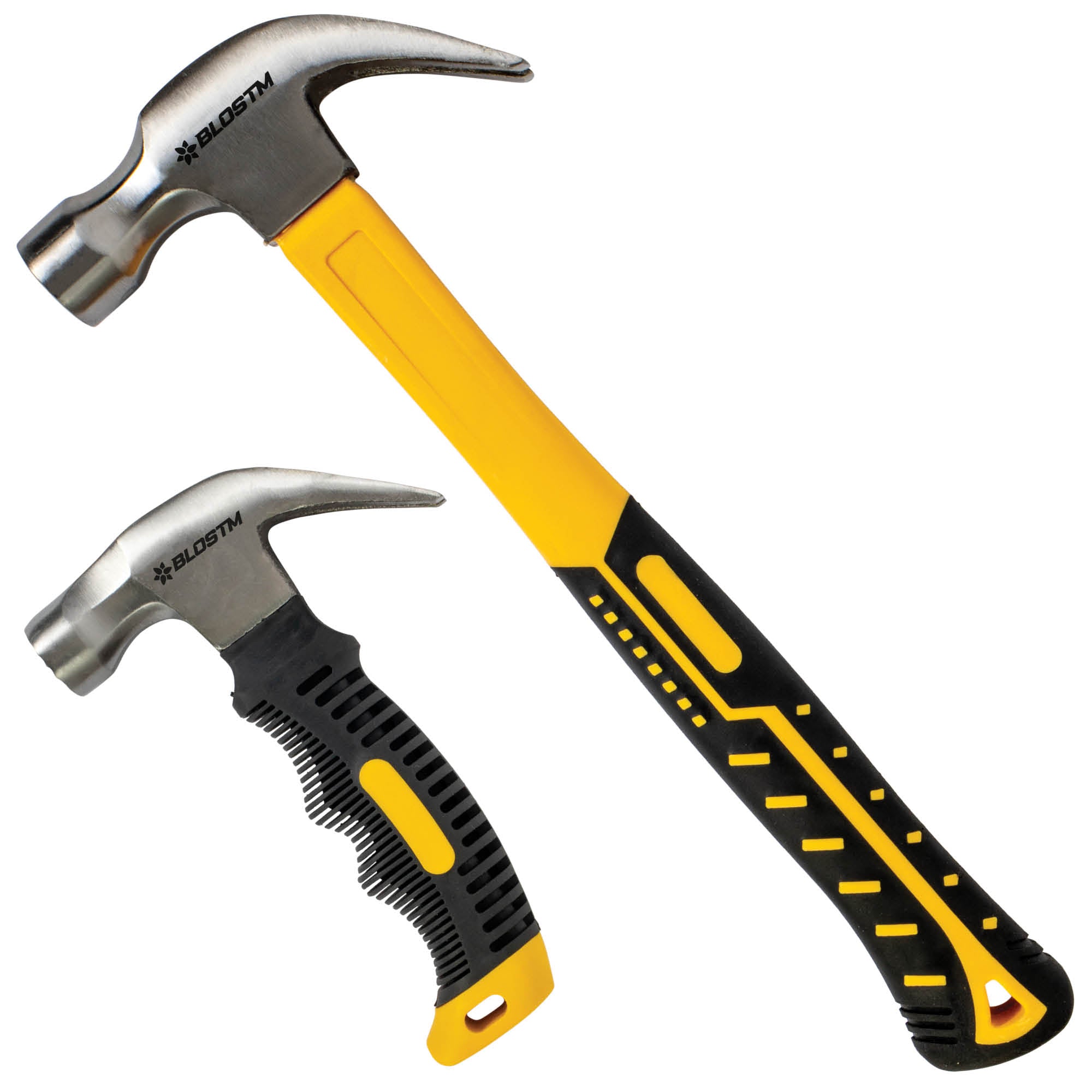 BLOSTM CLAW HAMMERS - 2 PACK