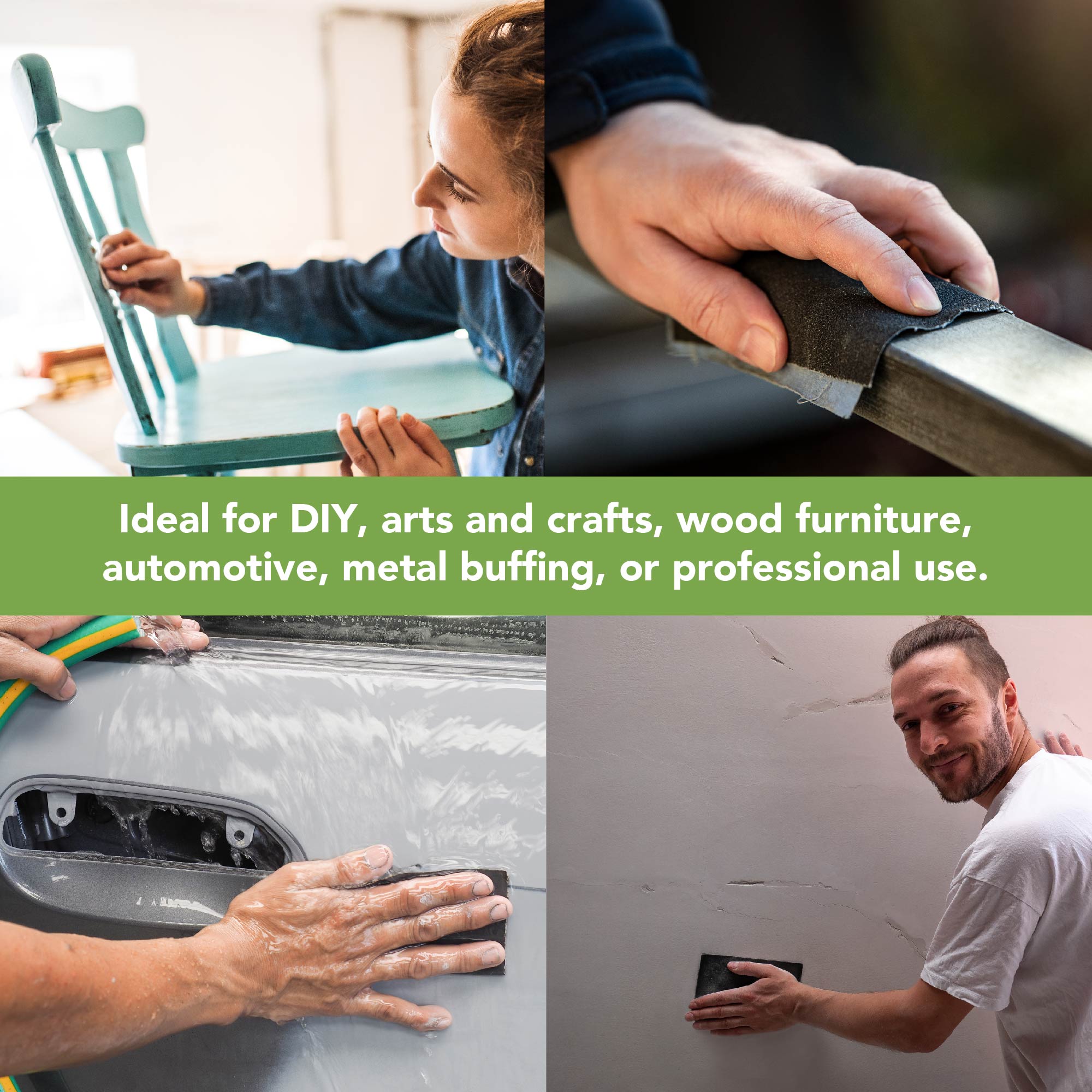 BLOSTM SANDPAPER ASSORTMENT - 102 PIECES