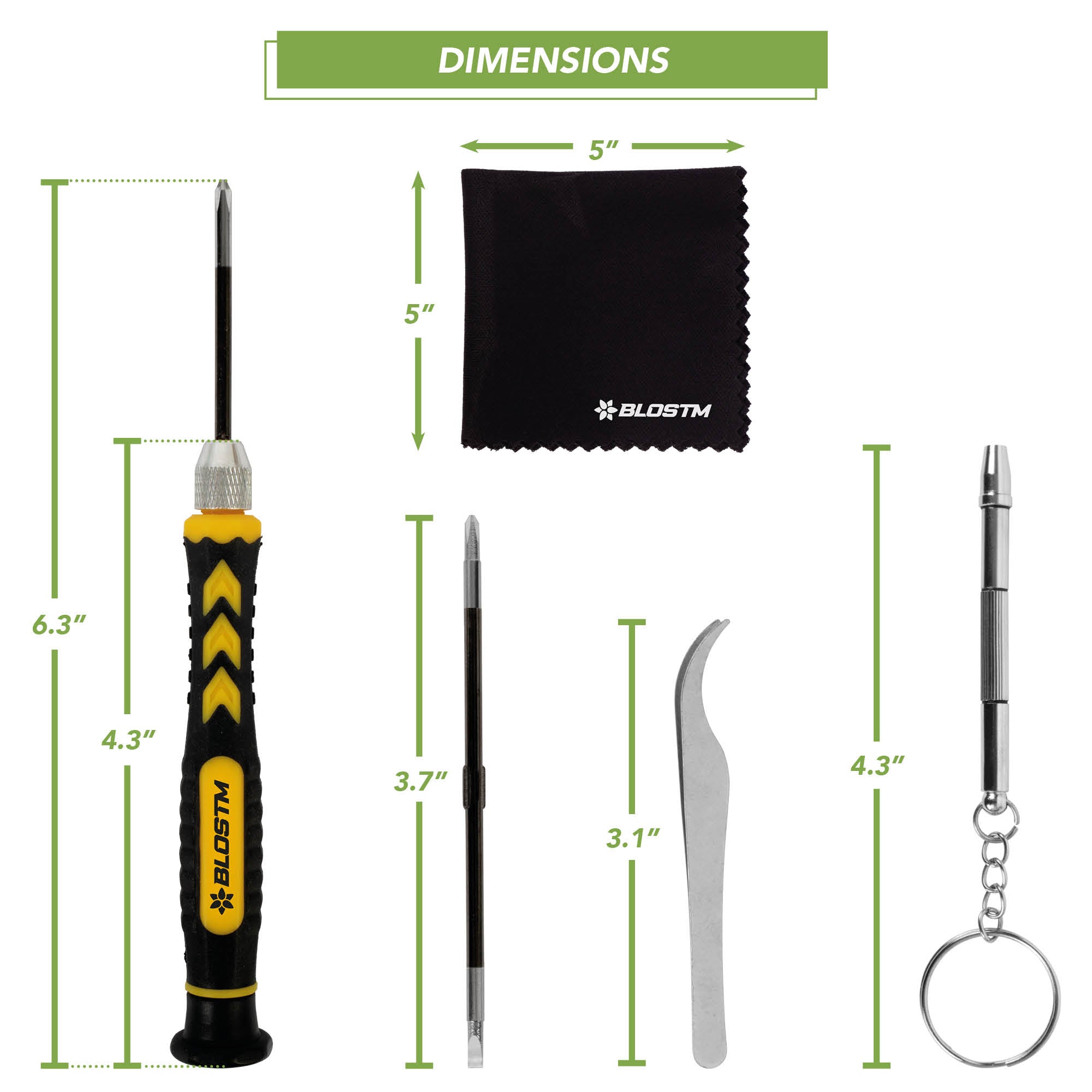 BLOSTM GLASSES REPAIR KIT