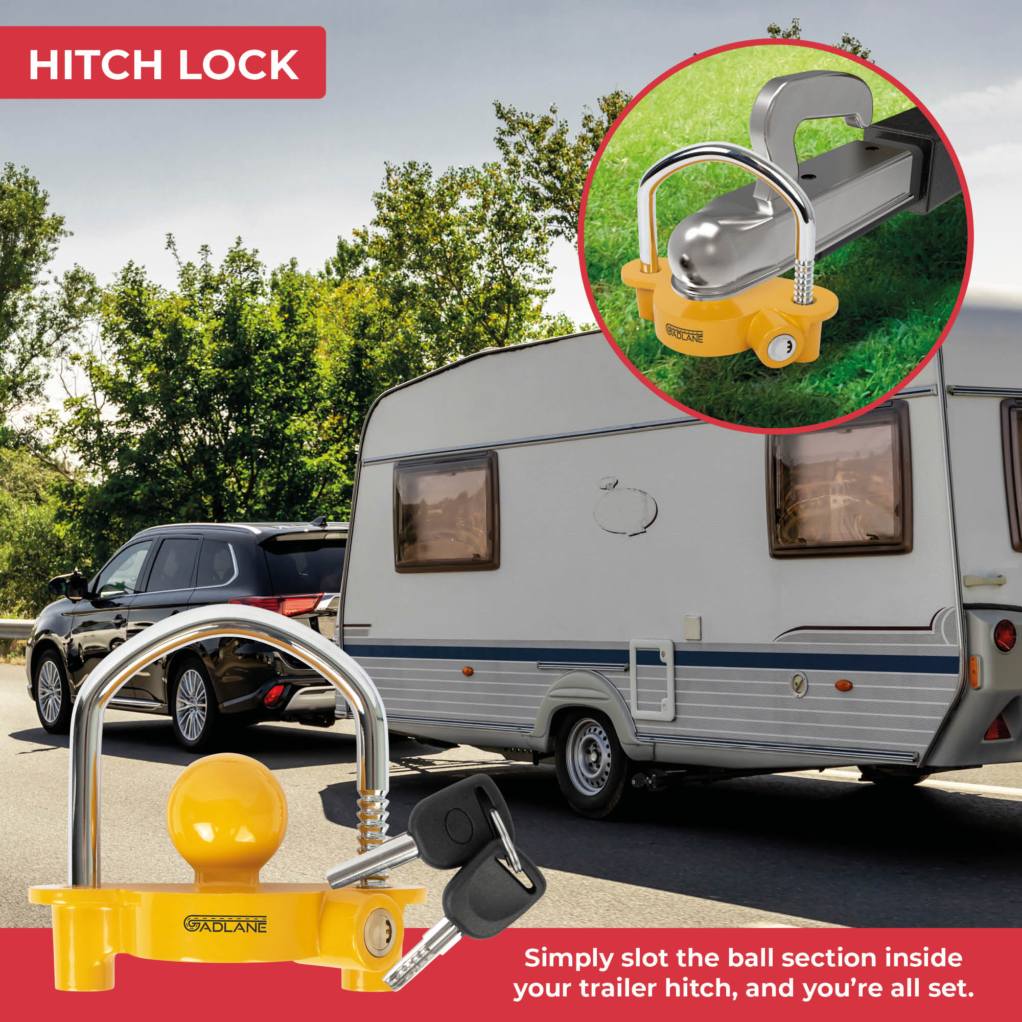 GADLANE HITCH LOCK