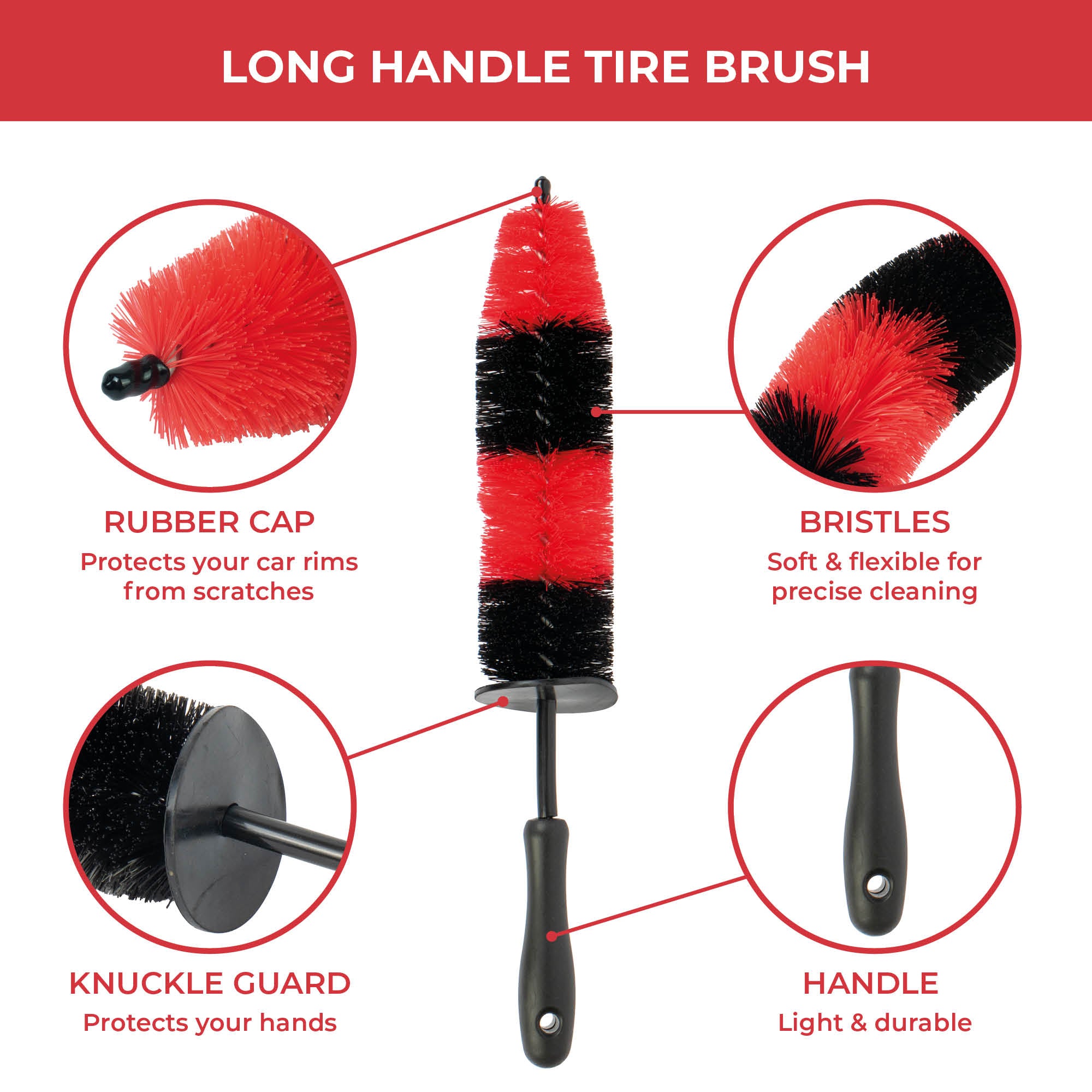 GADLANE WHEEL & RIM BRUSH SET