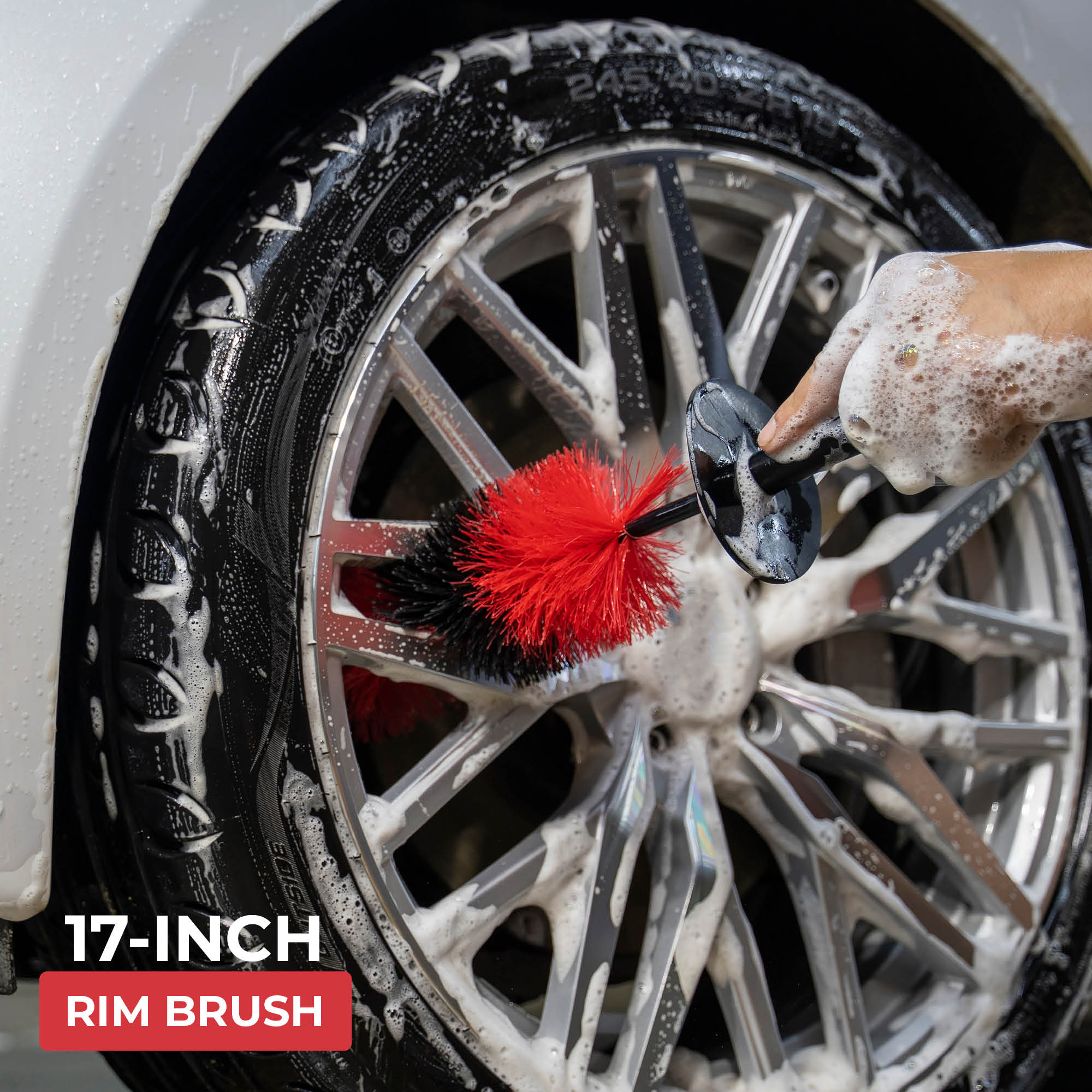 GADLANE WHEEL & RIM BRUSH SET