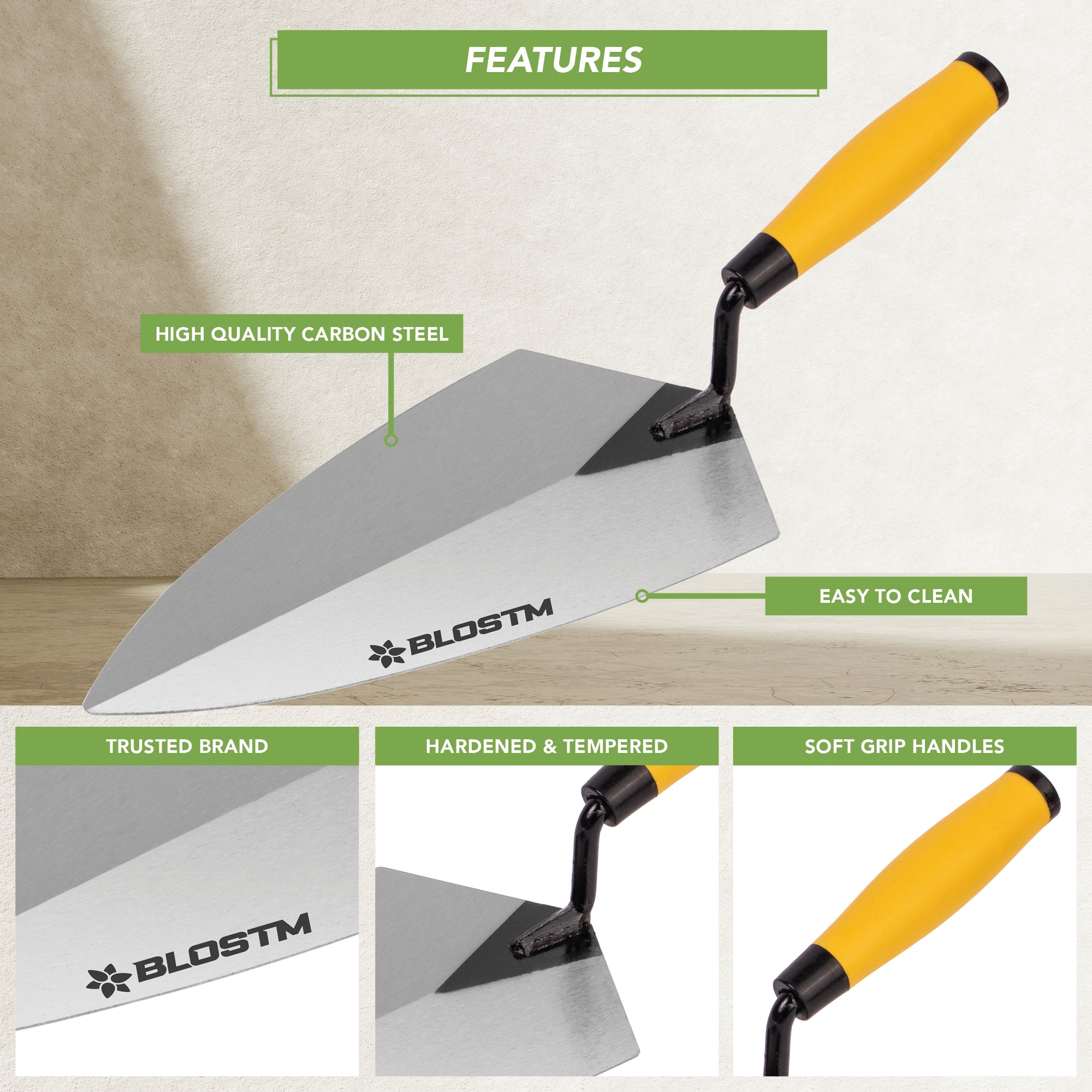 BLOSTM TROWEL SET 5 PIECE