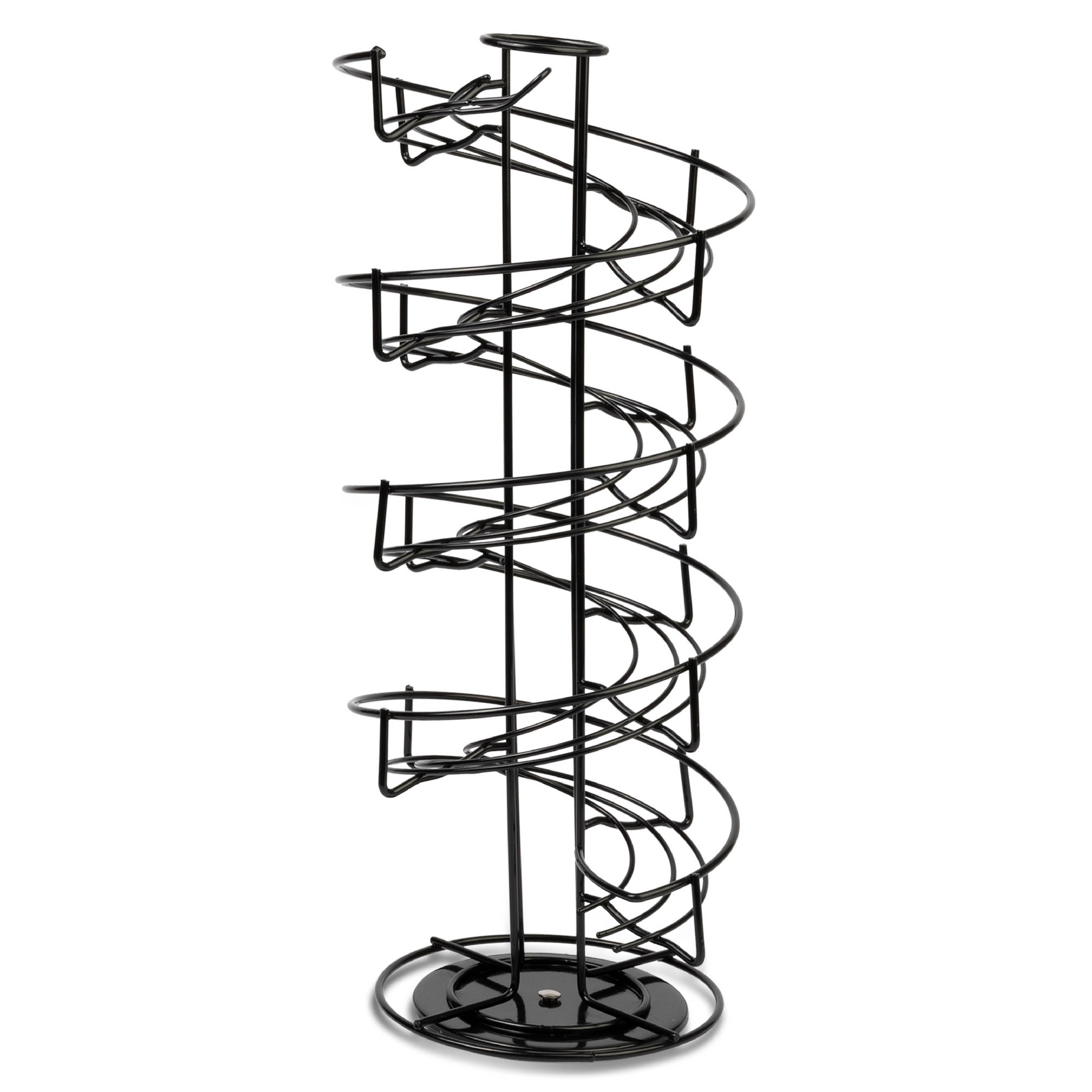 HEFTMAN SPIRAL EGG DISPENSER RACK - BLACK