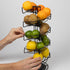 HEFTMAN SPIRAL EGG DISPENSER RACK - BLACK