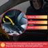 GADLANE STEERING WHEEL TO SEAT BELT LOCK - YELLOW