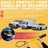 GADLANE STEERING WHEEL TO SEAT BELT LOCK - YELLOW