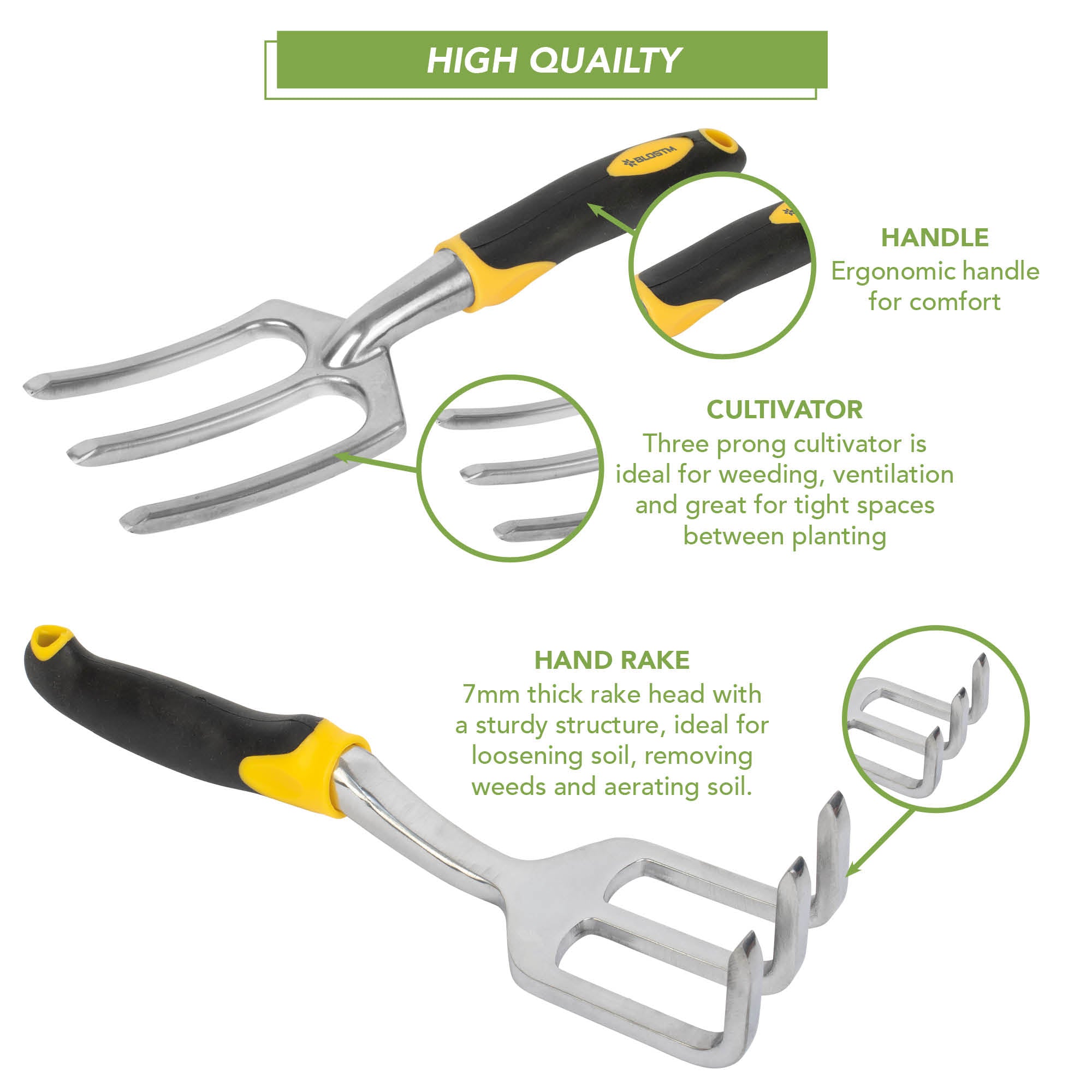 BLOSTM GARDEN TOOL SET - 5 PIECE