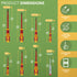 BLOSTM INSULATED SCREWDRIVER SET 8 PIECE