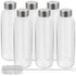 HEFTMAN CLEAR GLASS BOTTLES 500ML - 6 PACK