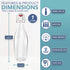 HEFTMAN CLIP TOP BOTTLES 1 LITRE - 6 PACK