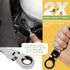 BLOSTM FLEXIBLE COMBINATION RATCHET SPANNER SET - 12PCS