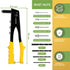 BLOSTM POP RIVET GUN 100 PCS YELLOW