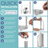 HEFTMAN KITCHEN ROLL HOLDER - SILVER