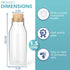 HEFTMAN CARAFE GLASS BOTTLE 1.5L