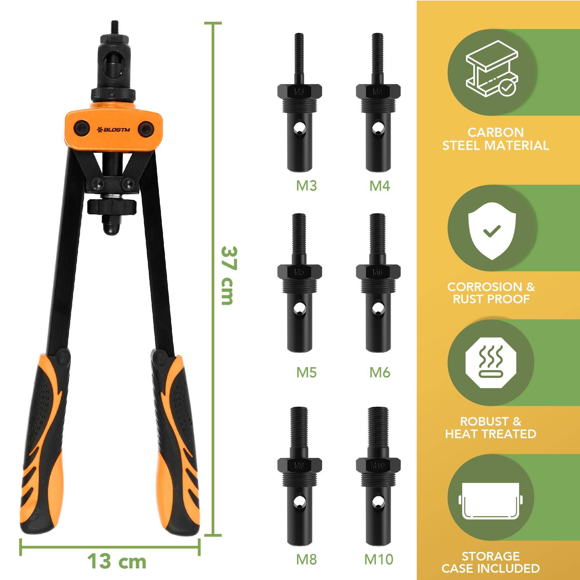 BLOSTM 14" RIVET NUT TOOL SET