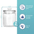 HEFTMAN STORAGE GLASS JAR 2L
