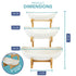 HEFTMAN 3 TIER OVAL BOWL STAND