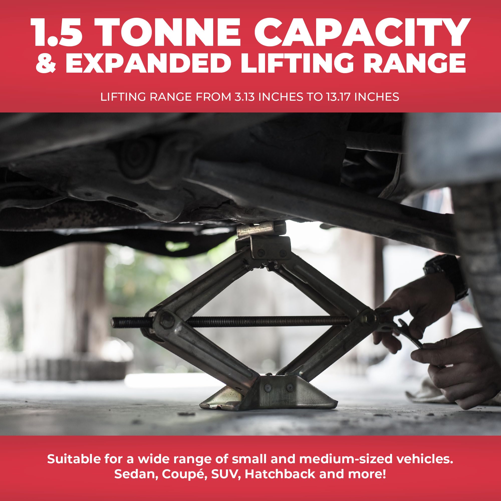 GADLANE SCISSOR JACK KIT 1.5 TON