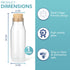 HEFTMAN CARAFE GLASS BOTTLE 1L
