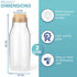 HEFTMAN CARAFE GLASS BOTTLE 2L