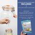 HEFTMAN FERMENTATION KIT JARS 2 PACK - 1L