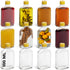 HEFTMAN GLASS FLASK BOTTLES 100ML - 10 PACK