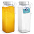 HEFTMAN GLASS JUG 1 LITRE - 2 PACK