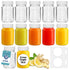 HEFTMAN 60 ML SMALL GLASS BOTTLES WITH LIDS - 12 PACK