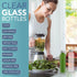 HEFTMAN CLEAR GLASS BOTTLES 500ML - 3 PACK