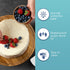 HEFTMAN CAKE STAND ROTATABLE WITH DOME LID