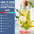 HEFTMAN CARAFE GLASS BOTTLE 1.5L