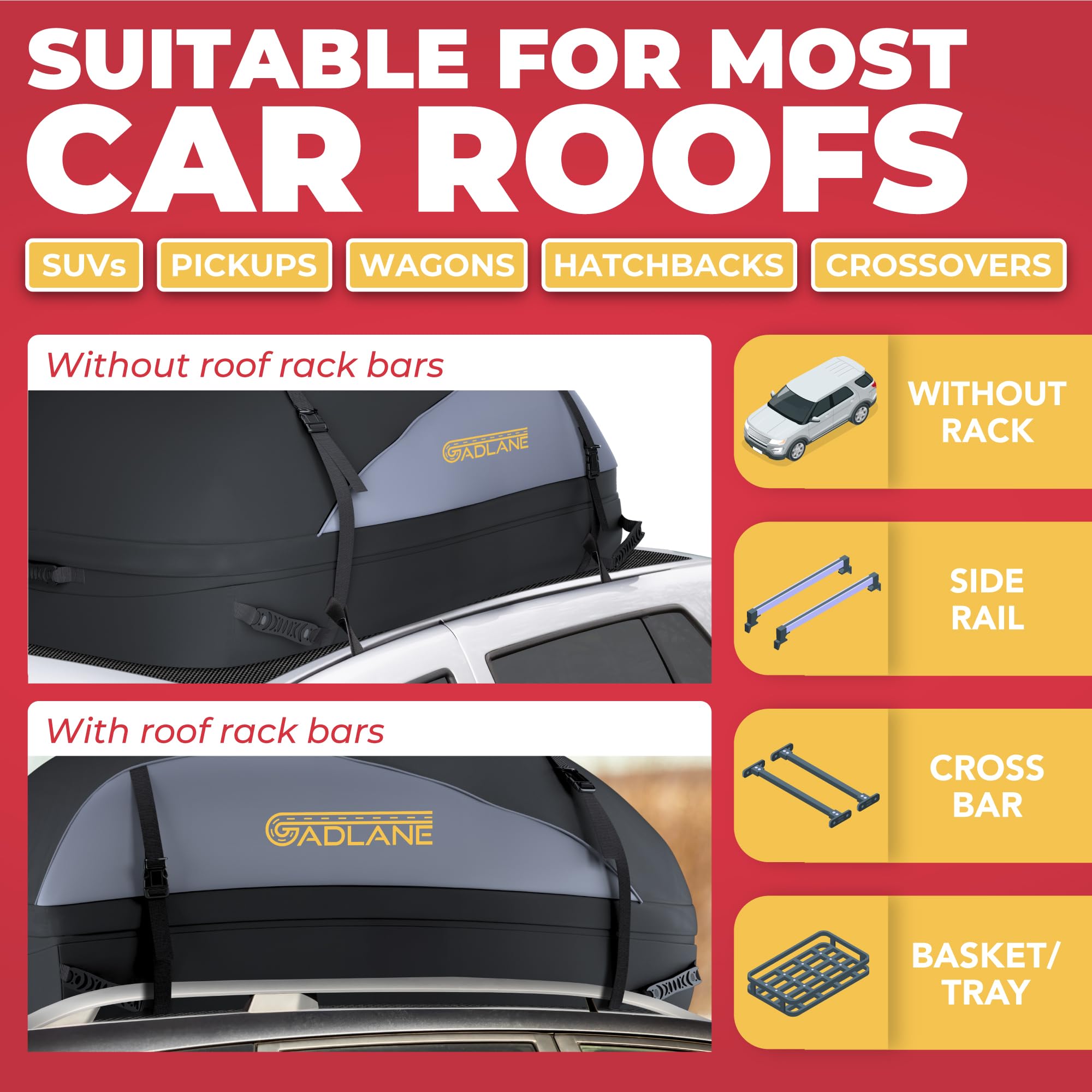 GADLANE CARGO CARRIER BAG - 15 CUBIC FEET