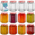 HEFTMAN HEXAGONAL JAM JARS 480ML - 12 PACK