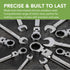 BLOSTM FLEXIBLE COMBINATION RATCHET SPANNER SET - 12PCS
