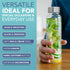 HEFTMAN CLEAR GLASS BOTTLES 500ML - 3 PACK