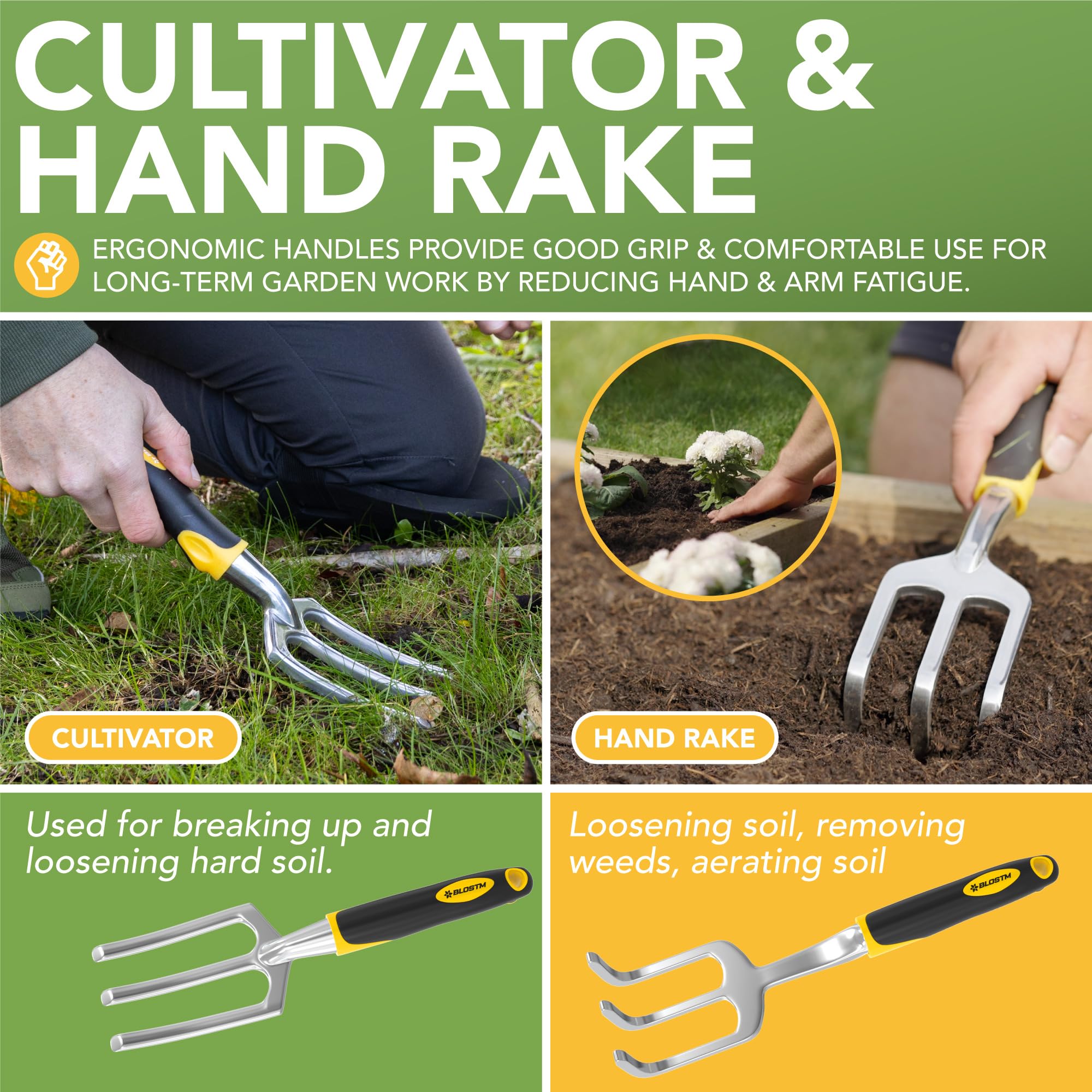 BLOSTM GARDEN TOOL SET - 11 PIECE